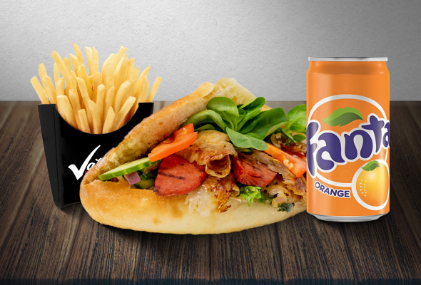 7 TURBO Dönertasche Menü