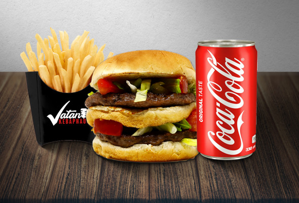 10 Hamburger XXL Menü